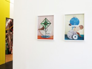Exhibition-view-with-Flowa-Zack-2012-C-Print-53-x-40-cm-Leggio-Bleu-2012-C-Print-53-x-40-cm-Mexican-Style-Galerie-Mathias-Guentner-2013