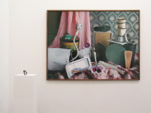 2  Exhibitionview mit Sockel to go und  Entensoli, 2009, C-Print, 113 x 150 cm IMG_0424